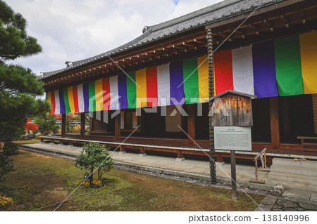 Colorful Buddhist Flags Draped Over a Traditional Temple Porch i Nov 28 2025 Colorful Buddhist Flags Draped Over a Traditional Temple Porch i Nov 28 2025 138140996