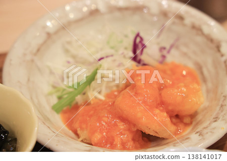 Orange Sauce Chicken Fillets in Creamy Bowl With Fresh Nov 27 2025 138141017