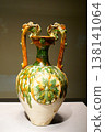 9449 三色花龍耳瓶 138141064