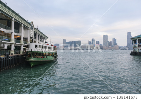 Kowloon waterfront as seen from Central Pier Kowloon waterfront as seen from Central Pier 138141675