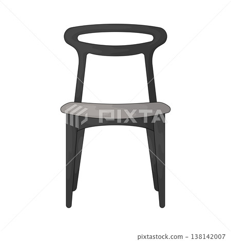 Illustration of Dining Chair Illustration of Dining Chair 138142007