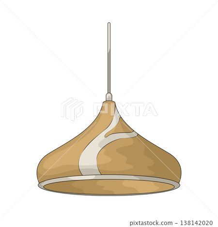 Illustration of Ceiling Lamp Illustration of Ceiling Lamp 138142020