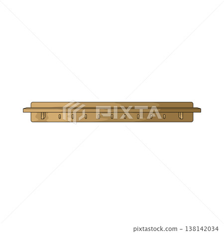 Illustration of Floating Shelf 138142034