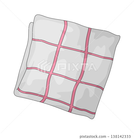 Illustration of Stripe fabric 138142333