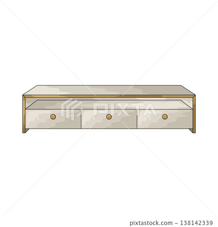 Illustration of Tv stand 138142339