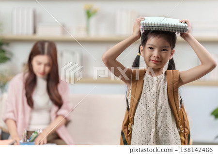 Young student excited for the school year 138142486