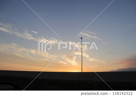 Morning on the highway Morning on the highway 138142522
