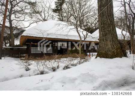 湯西川溫泉平家之裡的雪景(栃木縣) 湯西川溫泉平家之裡的雪景(栃木縣) 138142668