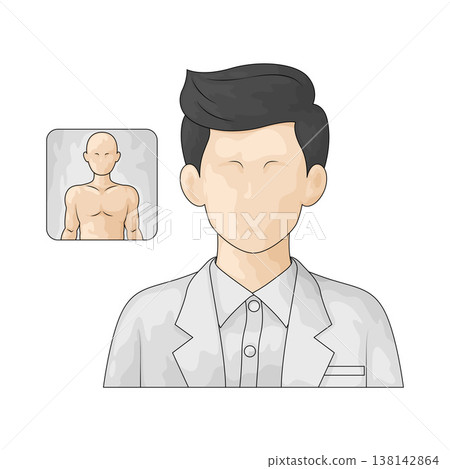 Illustration of physical anthropologist Illustration of physical anthropologist 138142864