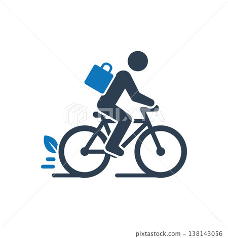 Eco Friendly Bicycle Delivery icon 138143056