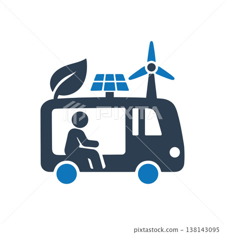 Renewable Energy Travel Icon Renewable Energy Travel Icon 138143095