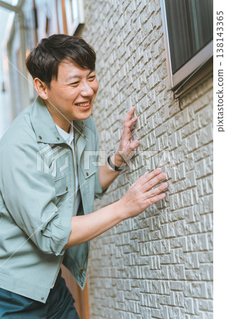 獨立式住宅外牆檢查 獨立式住宅外牆檢查 138143365