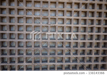Korean traditional wooden lattice window pattern texture background Korean traditional wooden lattice window pattern texture background 138143366