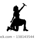 女偶像的剪影姿勢 138143544