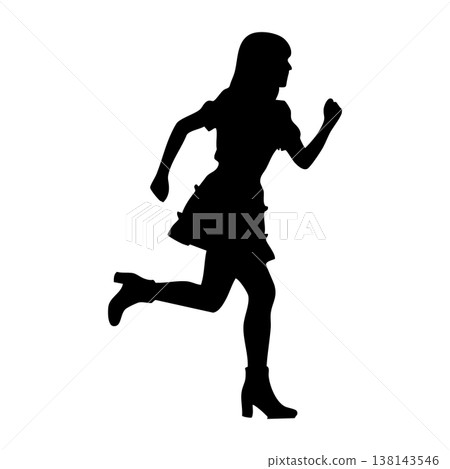 女偶像的剪影姿勢 女偶像的剪影姿勢 138143546