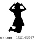 女偶像的剪影姿勢 138143547