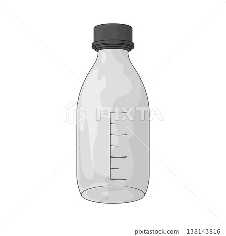 Illustration of Lab Bottle 138143816