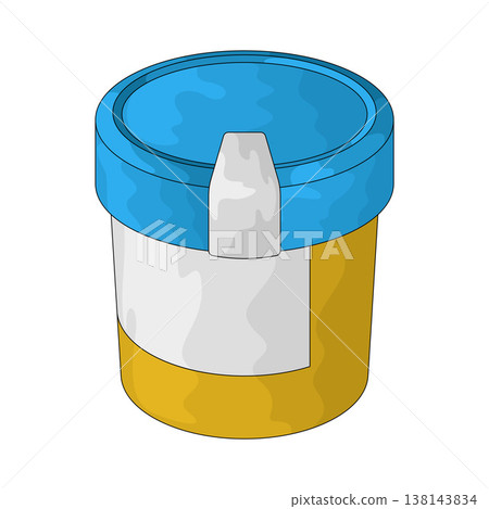 Illustration of Urine Sample 138143834