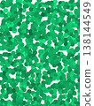 Random green polka dot background material 138144549