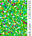Colorful background material with random polka dots 138144550