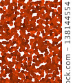 Random red polka dot background material 138144554