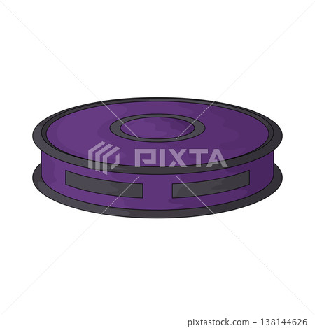 Illustration of vacuum robot 138144626