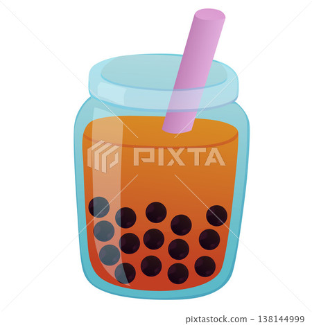pearl bubble tea boba drink pearl bubble tea boba drink 138144999
