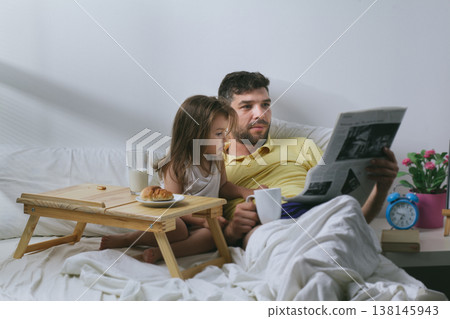 Father and daughter spending quality time 138145943