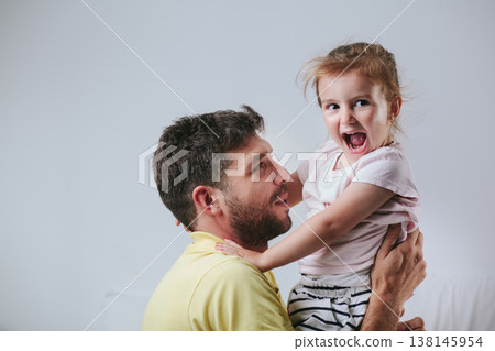 Father and daughter spending quality time 138145954