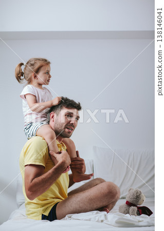 Father and daughter spending quality time Father and daughter spending quality time 138146041