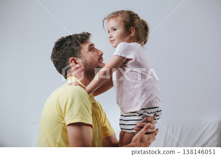 Father and daughter spending quality time Father and daughter spending quality time 138146051