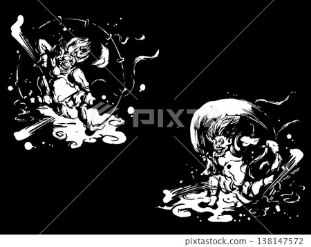 風雷神墨插畫 風雷神墨插畫 138147572