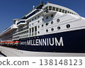 The luxury cruise ship Celebrity Millennium at anchor 138148123