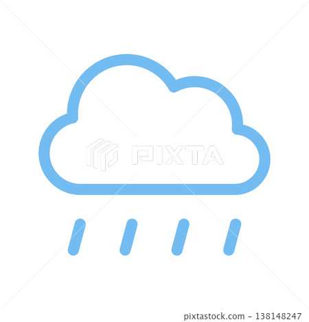 雨滴圖標,小雨,天氣預報 雨滴圖標,小雨,天氣預報 138148247