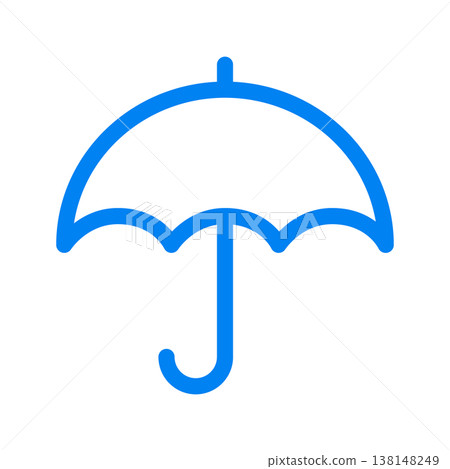 雨傘圖示、雨、天氣預報 138148249