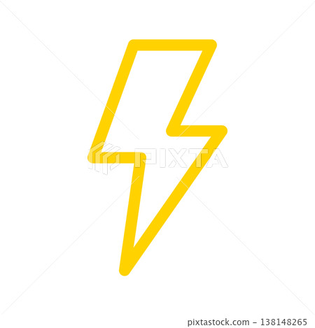 閃電/電力圖示 雷暴 138148265