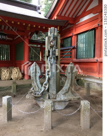 香取神社,訓練艦香取號的錨地,千葉。 香取神社,訓練艦香取號的錨地,千葉。 138148380
