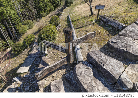 前往畑無村落的路標(戶津川村,三月中旬) 前往畑無村落的路標(戶津川村,三月中旬) 138148785