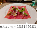 Dinner on the luxury cruise ship Viking Eden 138149181