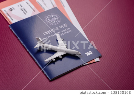 Korea, Korean passport for travel, immigration, or identity verification. Korean passport Korea, Korean passport for travel, immigration, or identity verification. Korean passport 138150168