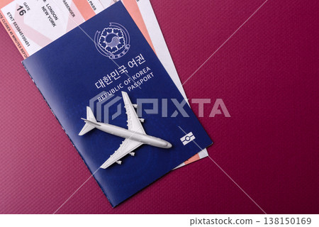 Korea, Korean passport for travel, immigration, or identity verification. Korean passport Korea, Korean passport for travel, immigration, or identity verification. Korean passport 138150169