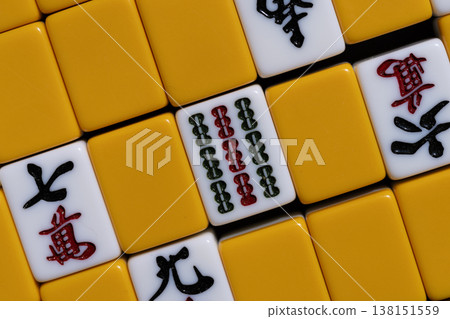 Mah-jong tiles 138151559
