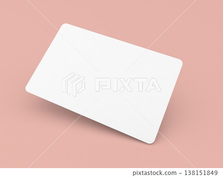 Credit cards mockup on a orange background. 3d render illustration. Credit cards mockup on a orange background. 3d render illustration. 138151849
