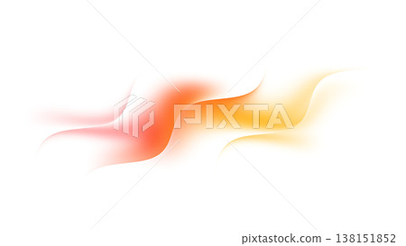 Colorful swirls of light move across a white background creating a smooth design for art and decoration Colorful swirls of light move across a white background creating a smooth design for art and decoration 138151852