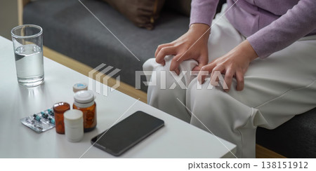 Depression and anxiety medication on a table Depression and anxiety medication on a table 138151912