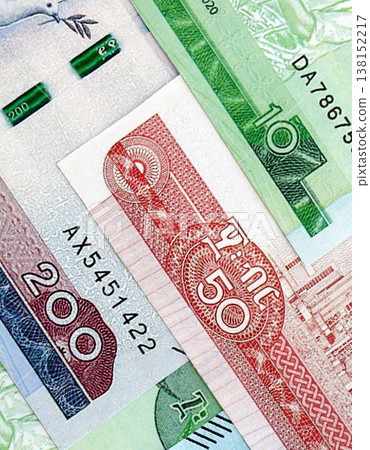 Ethiopian birr paper banknotes pile on table. Ethiopia ETB currency money bills in big amount. Concept of economics, taxation and banking in Ethiopia Ethiopian birr paper banknotes pile on table. Ethiopia ETB currency money bills in big amount. Concept of economics, taxation and banking in Ethiopia 138152217