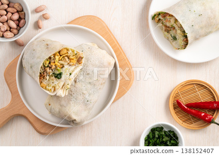 Run cake Qingming Festival Spring roll Run cake roll Run cake roll popiah lumpia ルンビー 138152407