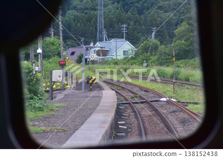 Scenery from a local train window on the JR Hokkaido Hakodate Main Line, from Yamagoe Station to Ishikura Station (Summer rain, 2023) Scenery from a local train window on the JR Hokkaido Hakodate Main Line, from Yamagoe Station to Ishikura Station (Summer rain, 2023) 138152438