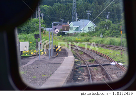 Scenery from a local train window on the JR Hokkaido Hakodate Main Line, from Yamagoe Station to Ishikura Station (Summer rain, 2023) Scenery from a local train window on the JR Hokkaido Hakodate Main Line, from Yamagoe Station to Ishikura Station (Summer rain, 2023) 138152439