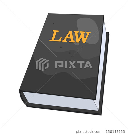 Illustration of law book Illustration of law book 138152633
